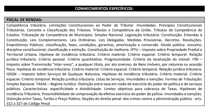 Concurso ISS Penápolis: Prova Objetiva (única etapa)