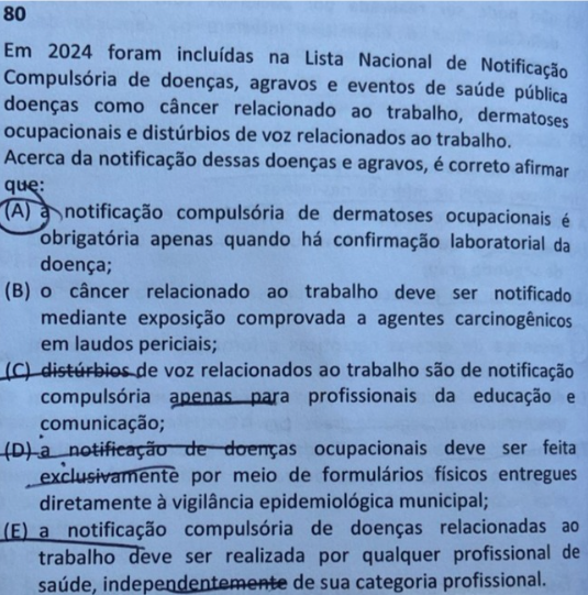 Questão do concurso MPU