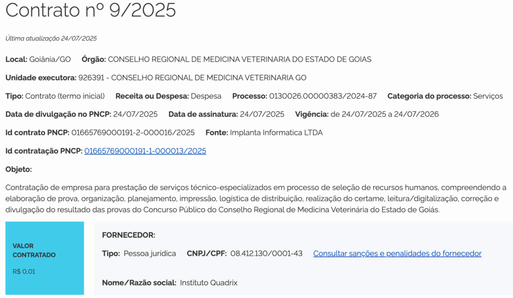 Banca definida para novo edital