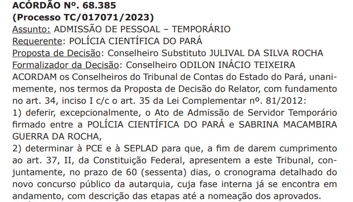Concurso Polícia Científica PA: Cronograma em até 60 dias